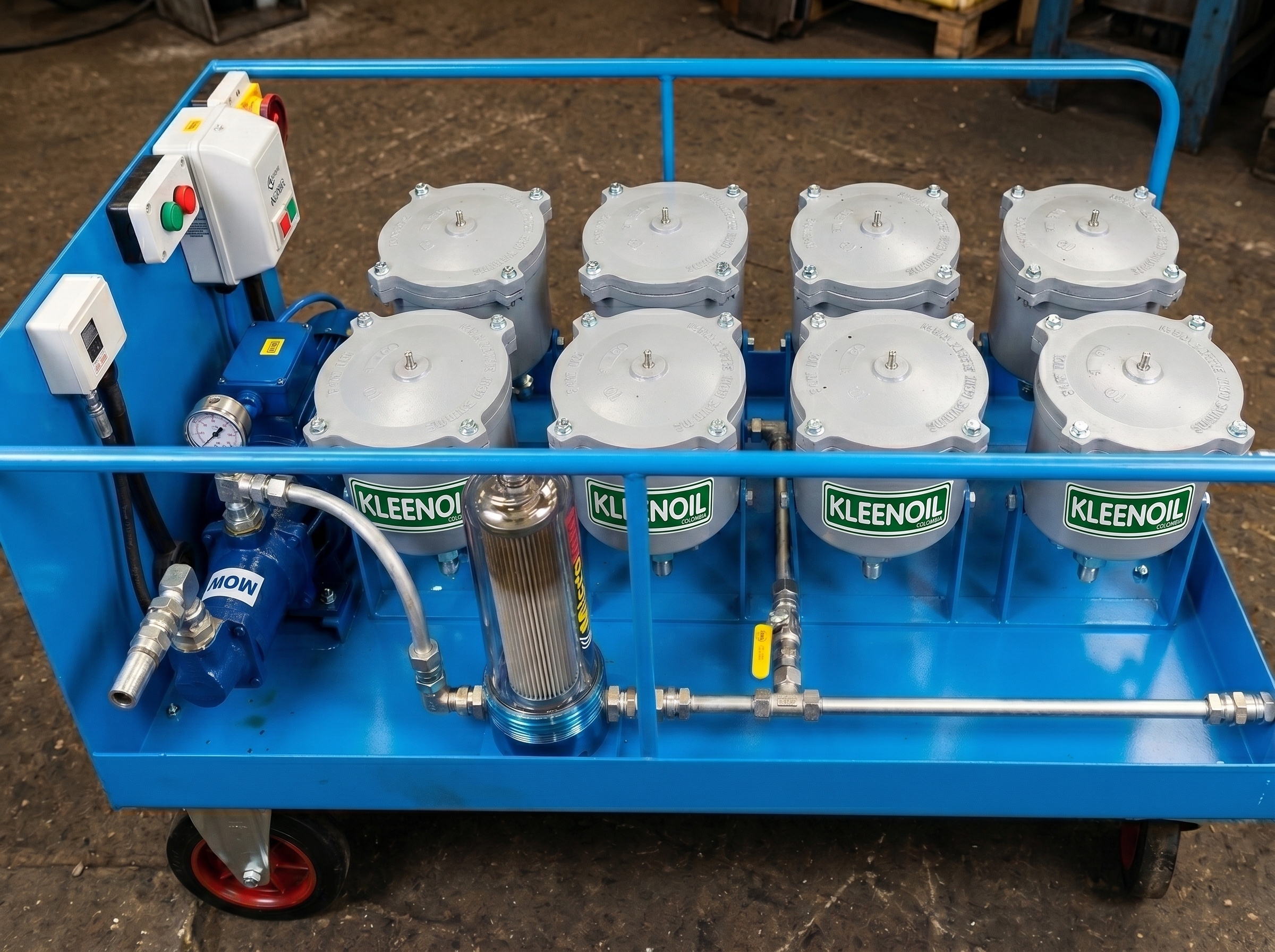 Unidad móvil de microfiltración KleenOil